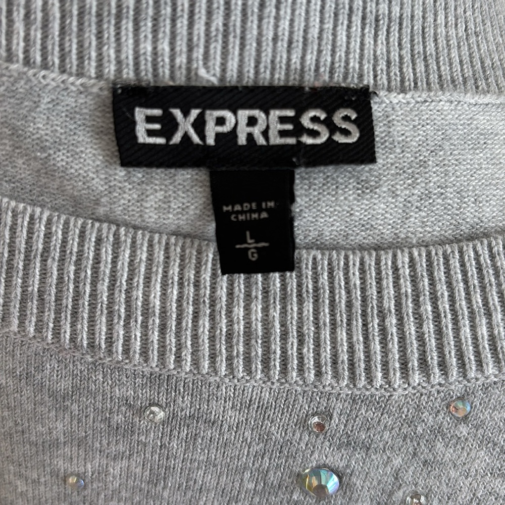 Express Sparkly Sweater - Picture 6 of 7